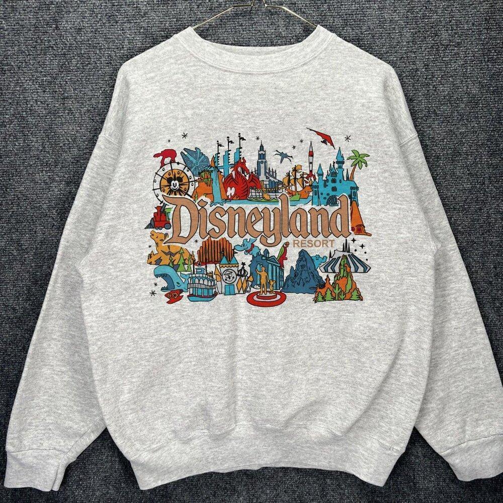 Retro Dsneyland Resort Shirt, Dsneyland Parks 100 Years Sweatshirt